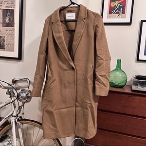 SOLD ON DEPOP Aritzia Babaton Wool Camel Coat